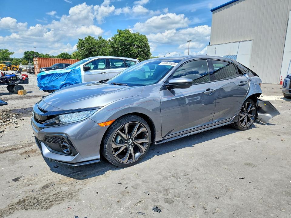 57642486 :رقم المزاد ، SHHFK7H96KU207477 vin ، 2019 Honda Civic مزاد بيع