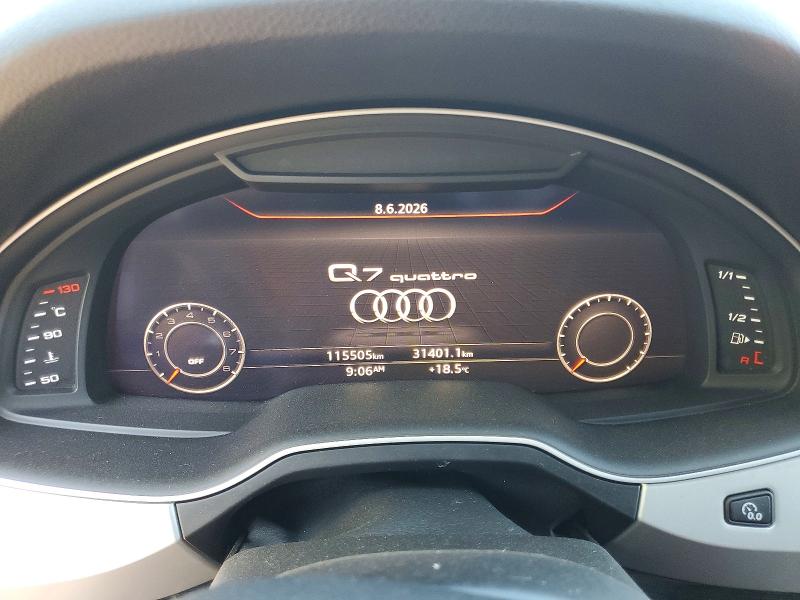 Aukcja sprzedaży 2018 Audi Q7, vin: WA1WAAF76JD034966, numer aukcji: 55533316