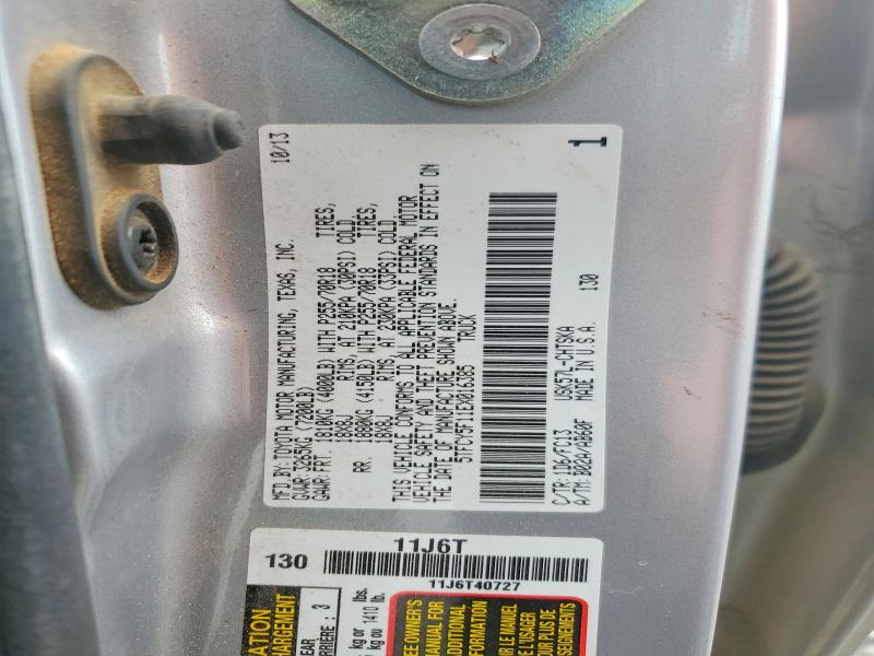 58401026 :رقم المزاد ، 5TFCY5F11EX016385 vin ، 2014 Toyota Tundra مزاد بيع