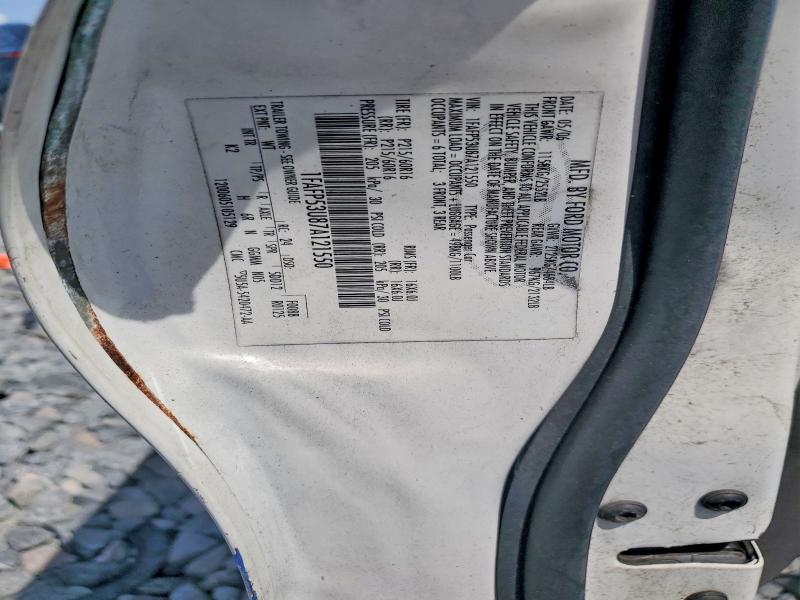 2007 Ford Taurus მანქანა იყიდება აუქციონზე, vin: 1FAFP53U87A121550, აუქციონის ნომერი: 57651226