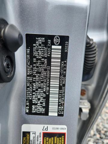 2015 Toyota Camry მანქანა იყიდება აუქციონზე, vin: 4T1BF1FK4FU908132, აუქციონის ნომერი: 54680716