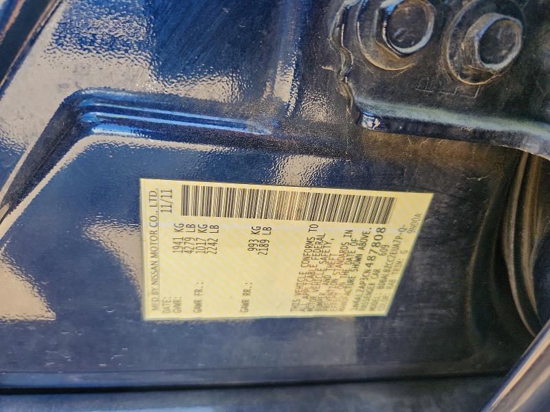 2012 Nissan Altima მანქანა იყიდება აუქციონზე, vin: 1N4AL2AP3CN487808, აუქციონის ნომერი: 59147586