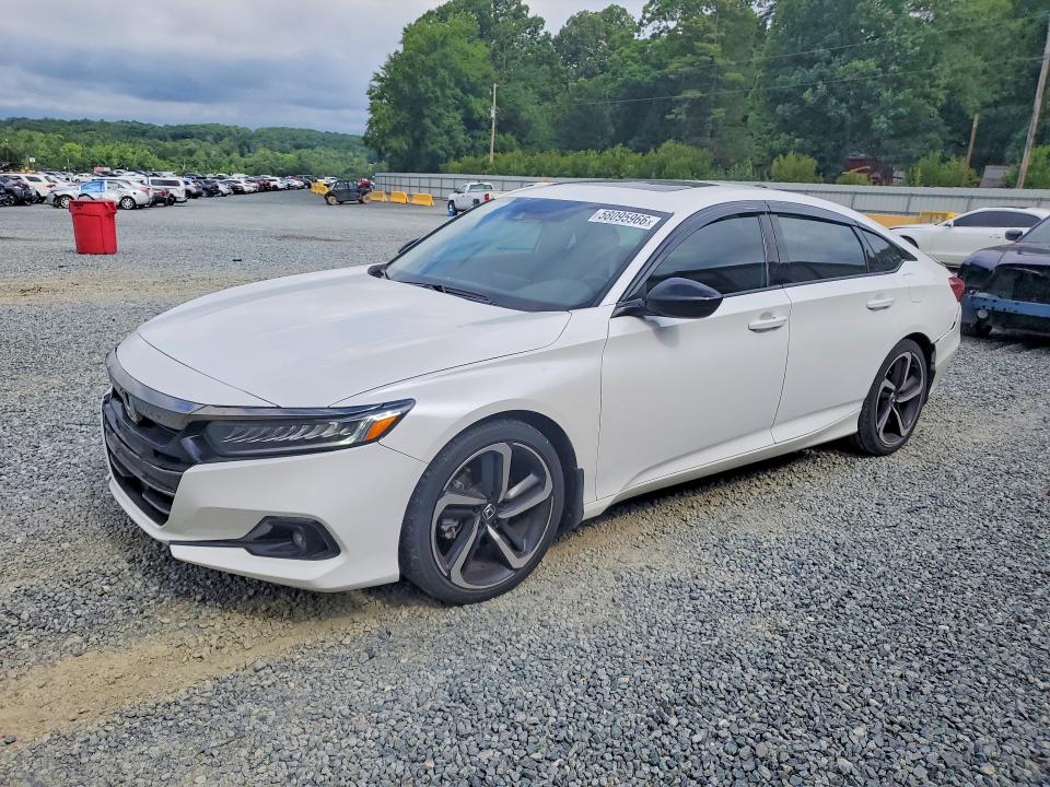 58095966 :رقم المزاد ، 1HGCV2F36MA033775 vin ، 2021 Honda Accord مزاد بيع