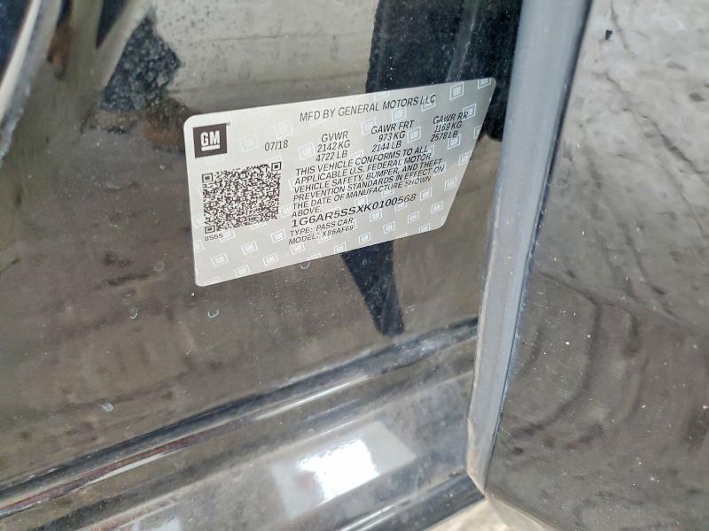 Продаж на аукціоні авто 2019 Cadillac Cts, vin: 1G6AR5SSXK0100568, номер лоту: 56614266