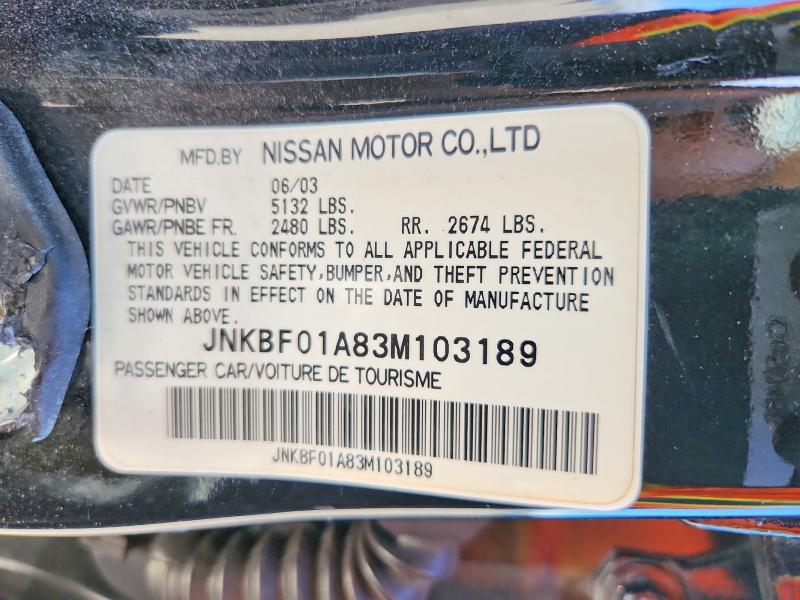 Продажа на аукционе авто 2003 Infiniti Q45, vin: JNKBF01A83M103189, номер лота: 57189596