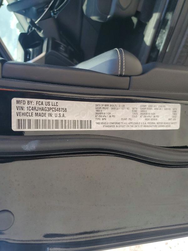 56252126 :رقم المزاد ، 1C4RJHAG3PC548758 vin ، 2023 Jeep Grand Cherokee مزاد بيع