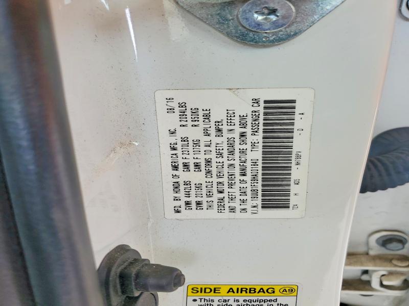 Aukcja sprzedaży 2017 Acura Tlx, vin: 19UUB1F59HA001840, numer aukcji: 58564026