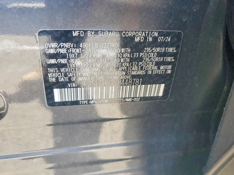 Продажа на аукционе авто 2025 Subaru Forester, vin: JF2SLDHC7SH448781, номер лота: 56487226