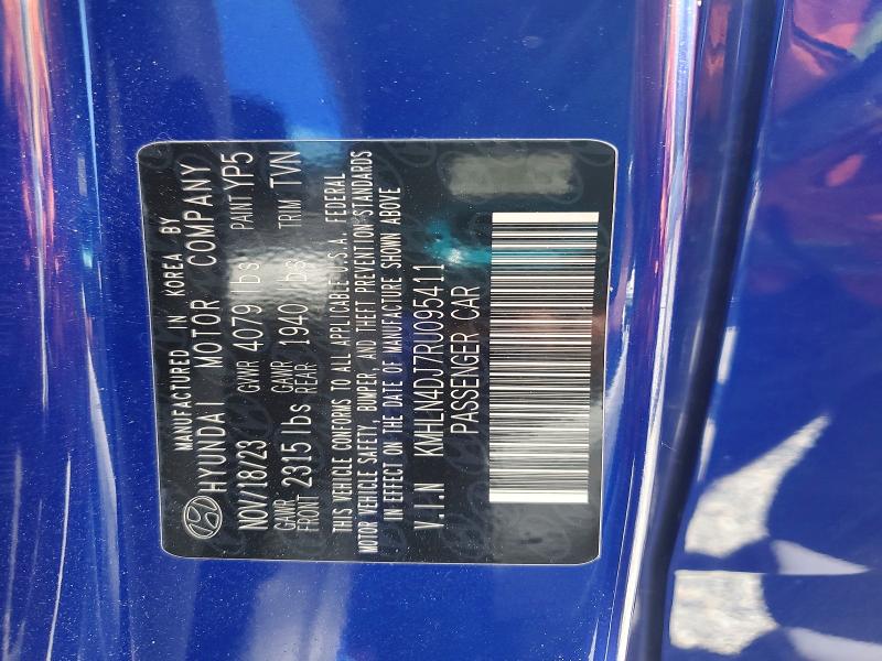 Продаж на аукціоні авто 2024 Hyundai Elantra, vin: KMHLN4DJ7RU095411, номер лоту: 57085856