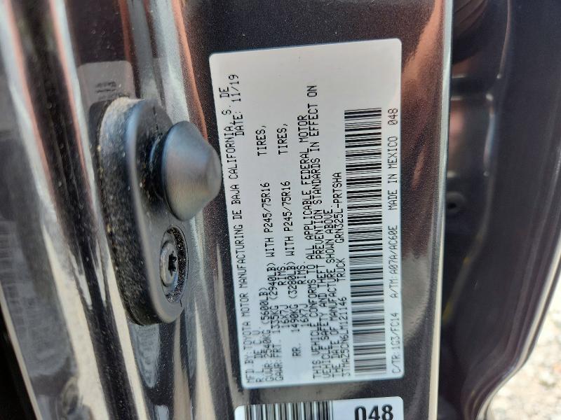 Aukcja sprzedaży 2020 Toyota Tacoma, vin: 3TMAZ5CN6LM121146, numer aukcji: 58075096