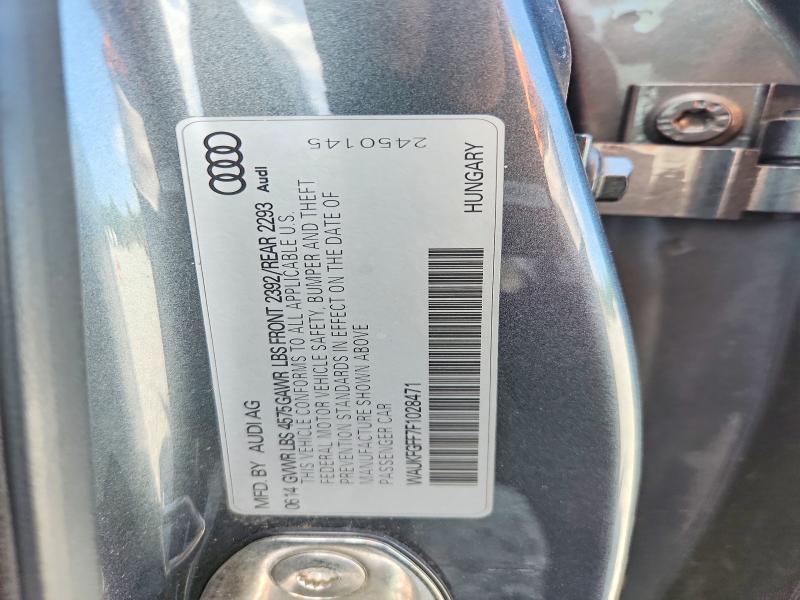 55128696 :رقم المزاد ، WAUKFGFF7F1028471 vin ، 2015 Audi A3 مزاد بيع
