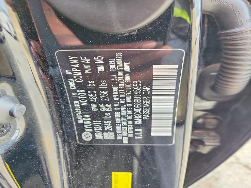 Aukcja sprzedaży 2011 Hyundai Genesis, vin: KMHGC4DE8BU145958, numer aukcji: 58278706