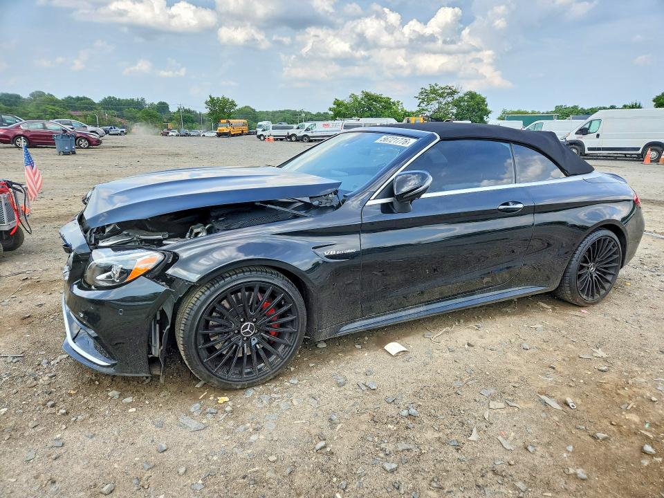56721776 :رقم المزاد ، WDDWK8GB6HF512547 vin ، 2017 Mercedes-benz C مزاد بيع