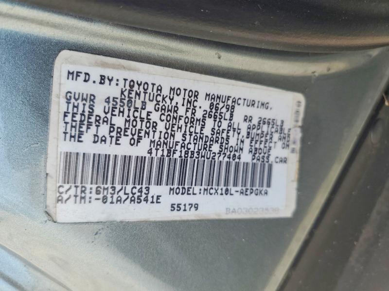 Продажа на аукционе авто 1998 Toyota Avalon, vin: 4T1BF18B3WU277404, номер лота: 58694286
