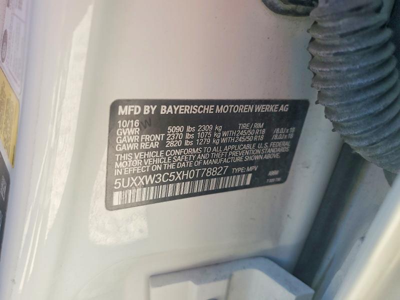 Продаж на аукціоні авто 2017 Bmw X4, vin: 5UXXW3C5XH0T78827, номер лоту: 57428576