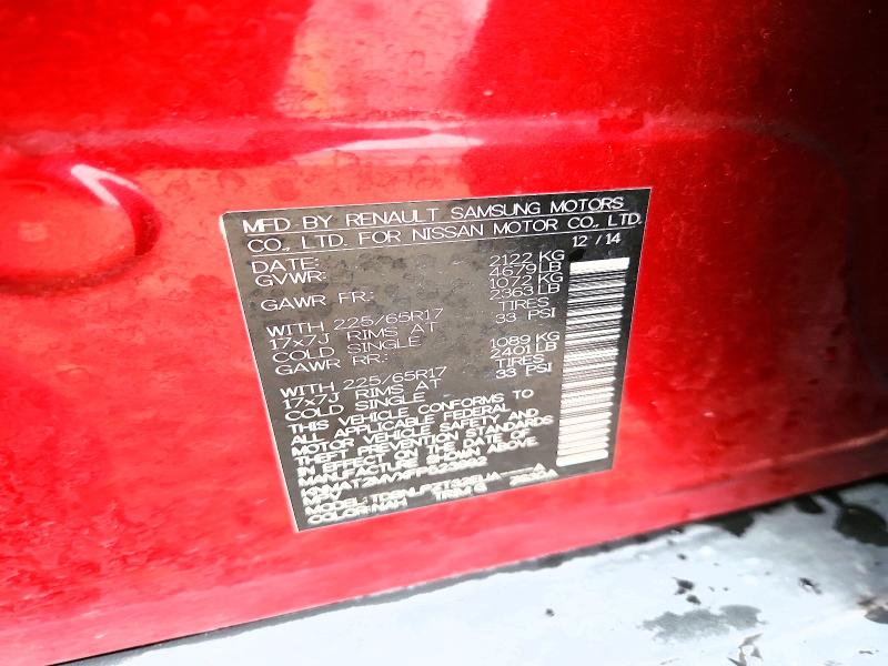 2015 Nissan Rogue მანქანა იყიდება აუქციონზე, vin: KNMAT2MVXFP523992, აუქციონის ნომერი: 59001586
