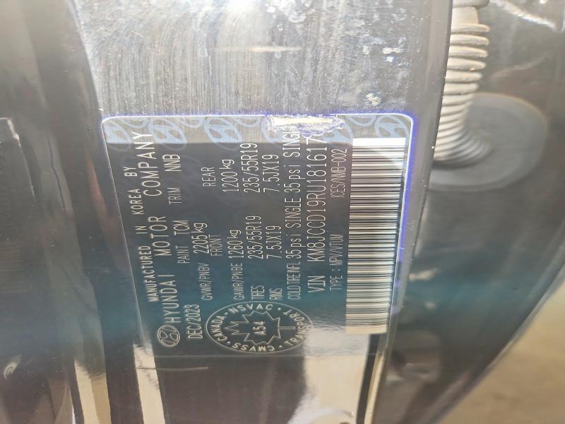 2024 Hyundai Tucson მანქანა იყიდება აუქციონზე, vin: KM8JCCD19RU181617, აუქციონის ნომერი: 57913316