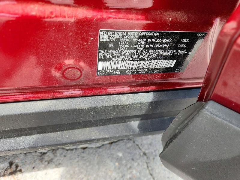 Продаж на аукціоні авто 2025 Toyota Rav4 Hybrid, vin: JTMRWRFV3SD315626, номер лоту: 57324556