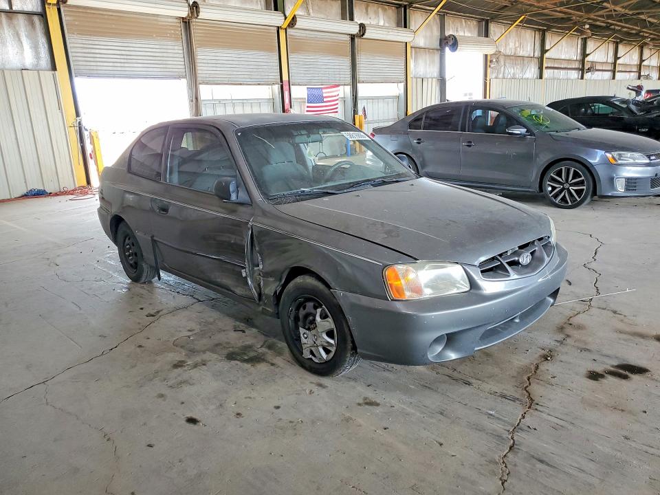 58816886 :رقم المزاد ، KMHCF35G71U134481 vin ، 2001 Hyundai Accent مزاد بيع