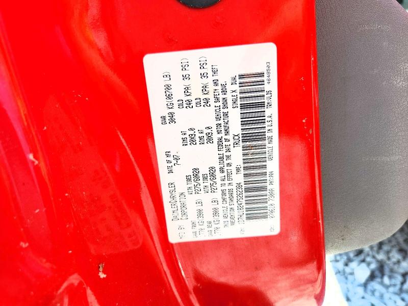 2007 Dodge Ram 1500 მანქანა იყიდება აუქციონზე, vin: 1D7HU18247S262384, აუქციონის ნომერი: 59110946