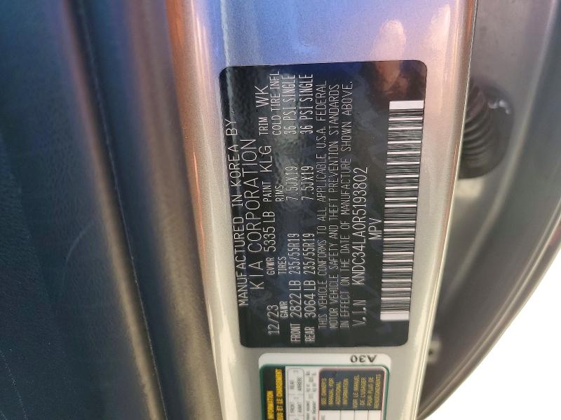 Aukcja sprzedaży 2024 Kia Ev6, vin: KNDC34LA0R5193802, numer aukcji: 55387626
