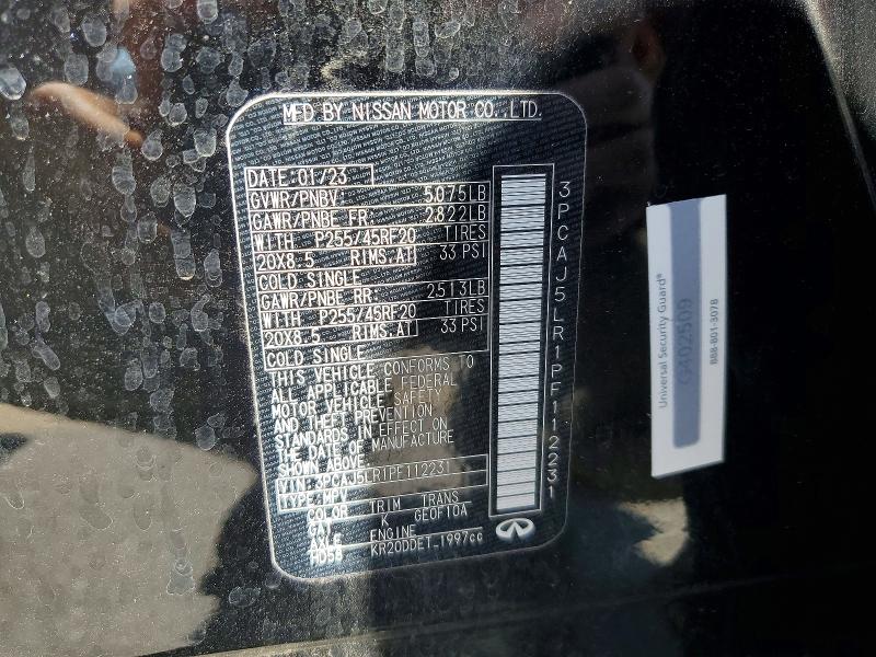 Продажа на аукционе авто 2023 Infiniti Qx55, vin: 3PCAJ5LR1PF112231, номер лота: 57364816