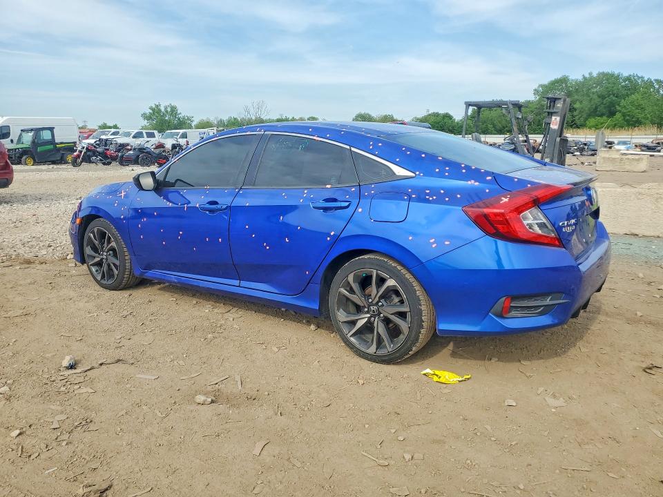 2020 Honda Civic მანქანა იყიდება აუქციონზე, vin: 2HGFC2F80LH549189, აუქციონის ნომერი: 55198616