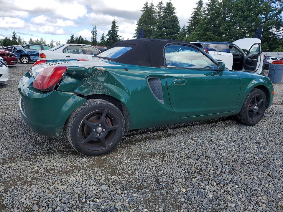 55367646 :رقم المزاد ، JTDFR320620043081 vin ، 2002 Toyota Mr2 مزاد بيع