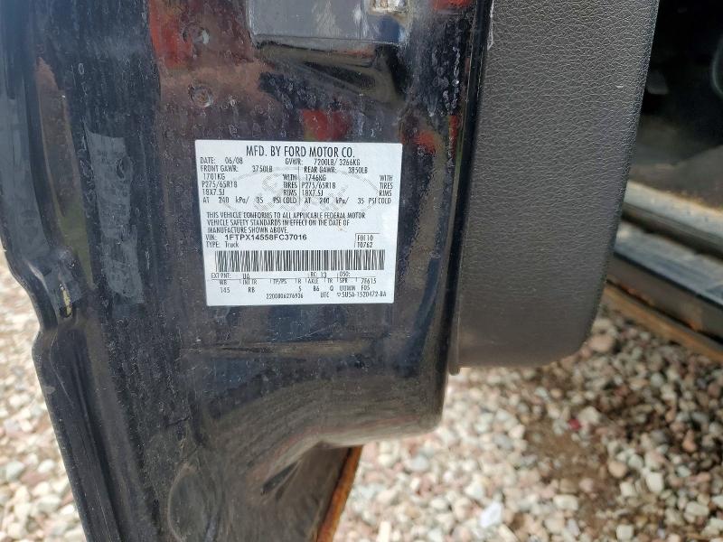 57226066 :رقم المزاد ، 1FTPX14558FC37016 vin ، 2008 Ford F150 مزاد بيع