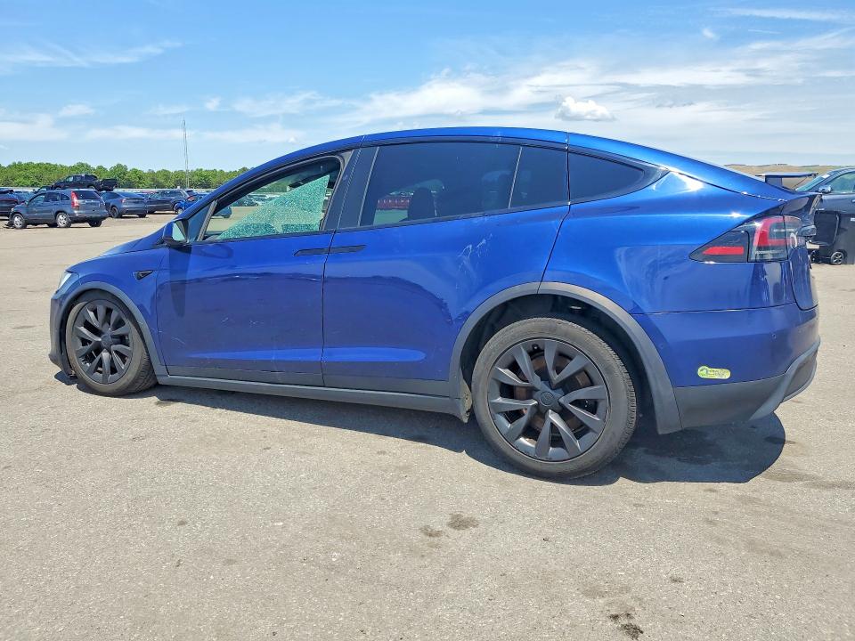2022 Tesla Model X მანქანა იყიდება აუქციონზე, vin: 7SAXCAE59NF361559, აუქციონის ნომერი: 57378166