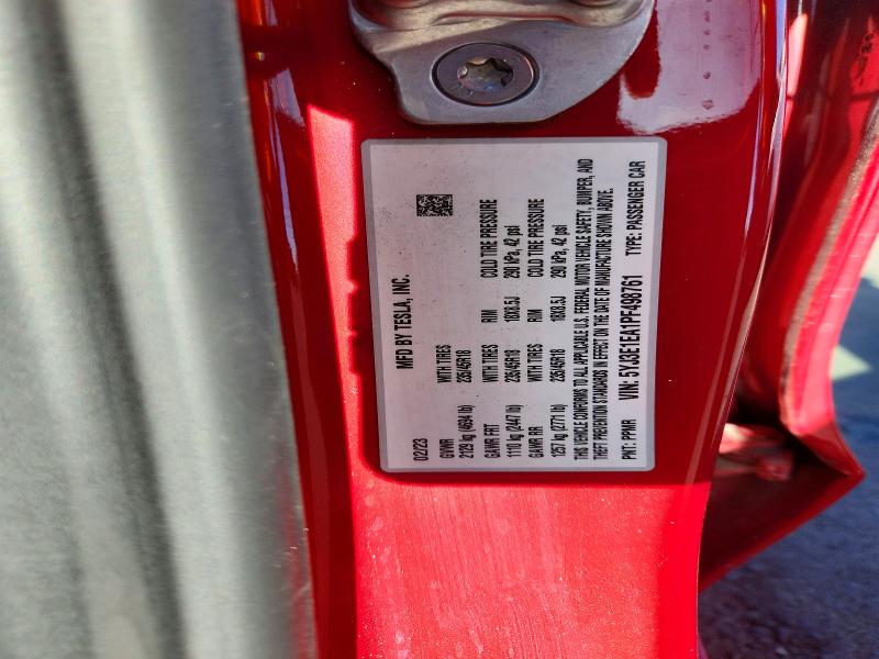 Aukcja sprzedaży 2023 Tesla Model 3, vin: 5YJ3E1EA1PF498761, numer aukcji: 57581226