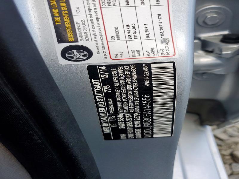 Продаж на аукціоні авто 2015 Mercedes-benz Cls, vin: WDDLJ9BB0FA144556, номер лоту: 57722156