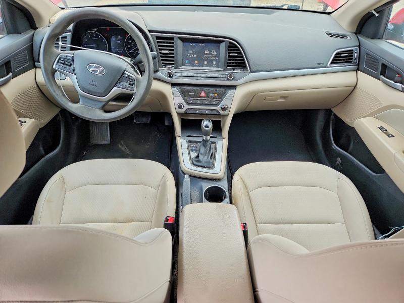 57708196 :رقم المزاد ، 5NPD84LF7HH111032 vin ، 2017 Hyundai Elantra مزاد بيع