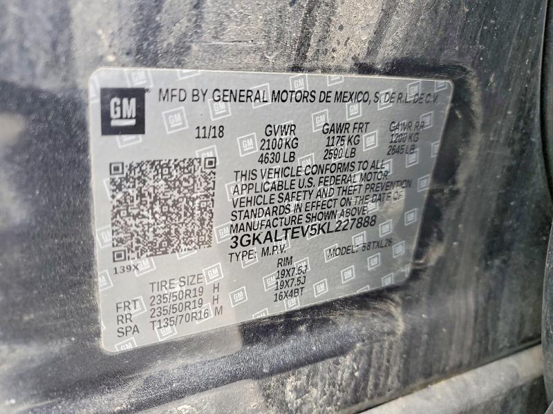 Aukcja sprzedaży 2019 Gmc Terrain, vin: 3GKALTEV5KL227888, numer aukcji: 57831266