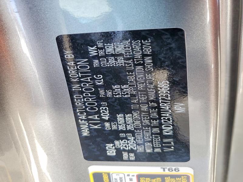2024 Kia Soul მანქანა იყიდება აუქციონზე, vin: KNDJ23AU4R7239685, აუქციონის ნომერი: 57039046