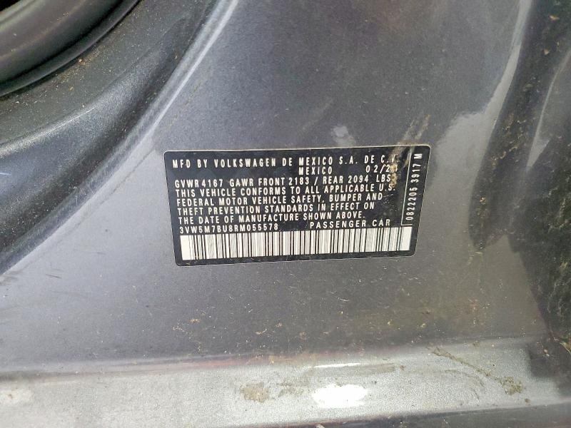 Продаж на аукціоні авто 2024 Volkswagen Jetta, vin: 3VW5M7BU8RM055578, номер лоту: 56676826