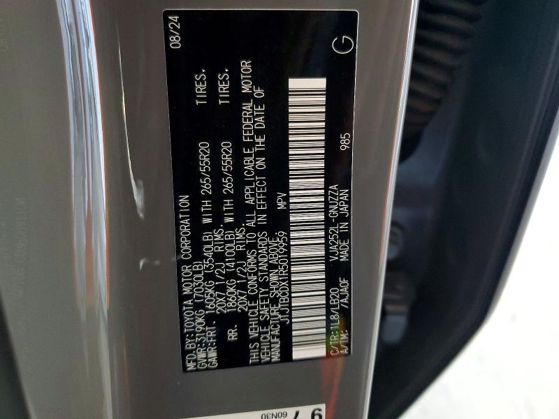 Aukcja sprzedaży 2024 Lexus Gx 550, vin: JTJTBCDX1R5019959, numer aukcji: 56173516
