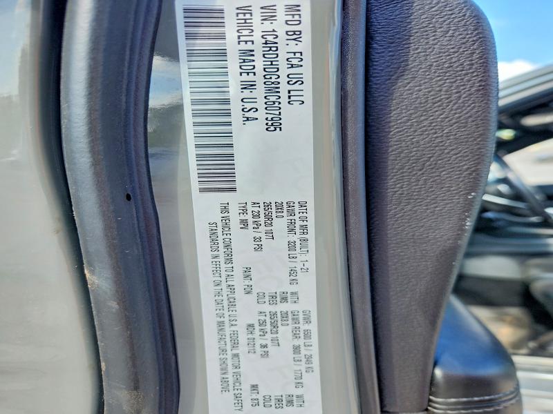 Продажа на аукционе авто 2021 Dodge Durango, vin: 1C4RDHDG8MC607995, номер лота: 58970926