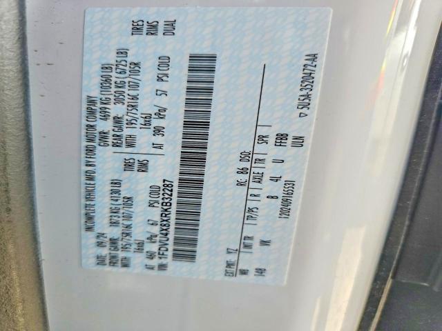 55791256 :رقم المزاد ، 1FDVU4X8XRKB32287 vin ، 2025 Ford Trans 350 مزاد بيع