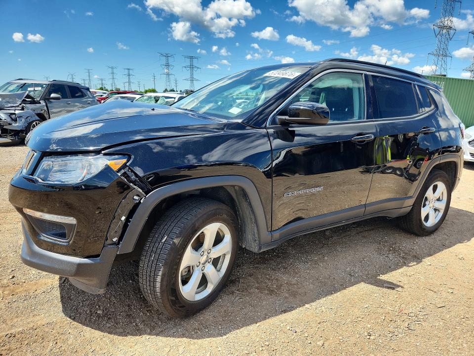 57249876 :رقم المزاد ، 3C4NJDBB1MT544069 vin ، 2021 Jeep Compass مزاد بيع
