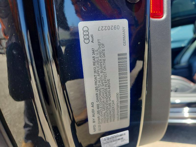 Aukcja sprzedaży 2023 Audi S5, vin: WAUP4AF59PA044690, numer aukcji: 57757106