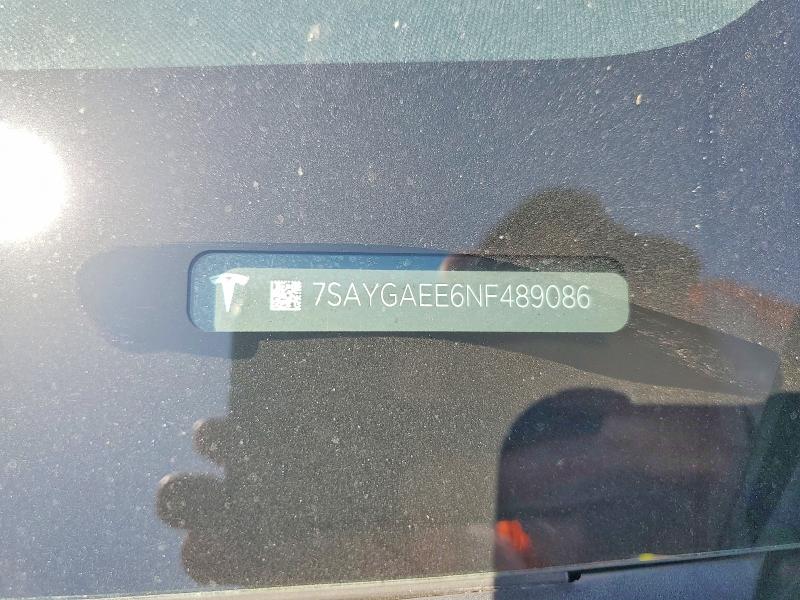 Продаж на аукціоні авто 2022 Tesla Model Y, vin: 7SAYGAEE6NF489086, номер лоту: 56704546