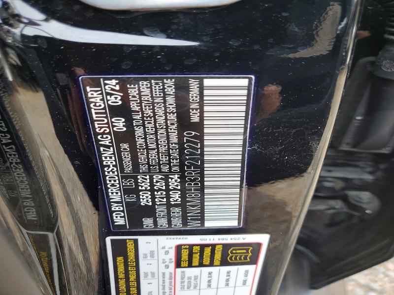 2024 Mercedes-benz Glc მანქანა იყიდება აუქციონზე, vin: W1NKM8HB3RF212279, აუქციონის ნომერი: 57107456
