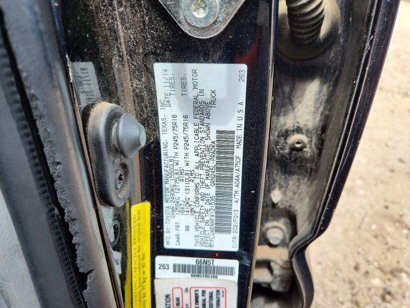 Продаж на аукціоні авто 2015 Toyota Tacoma, vin: 5TFLU4ENXFX121535, номер лоту: 56232036