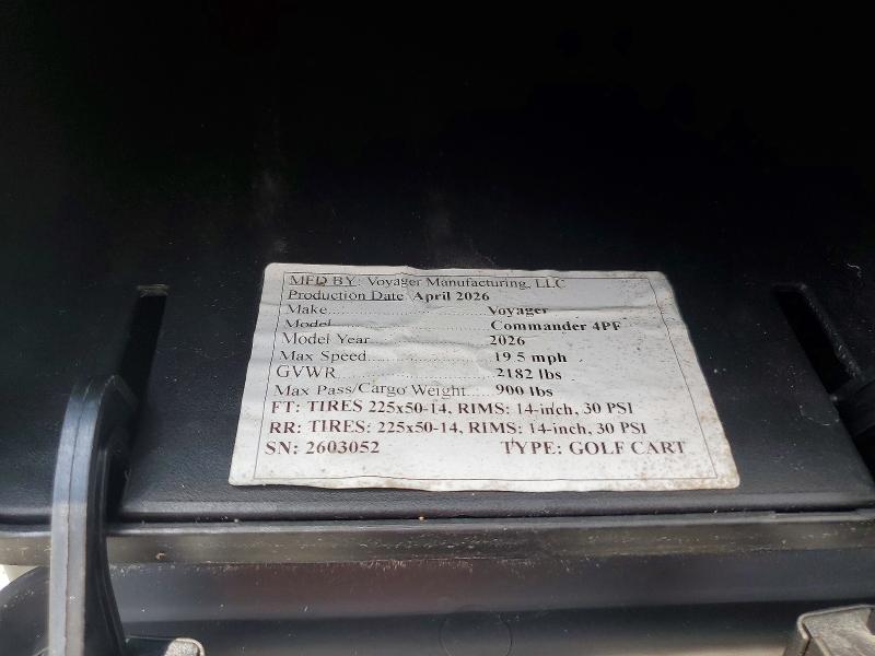 Продажа на аукционе авто 2026 Unknown Other, vin: 1V9VCAES9TG289114, номер лота: 97684655