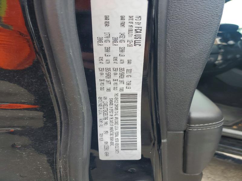 57371486 :رقم المزاد ، 1C4SDJCT2KC651706 vin ، 2019 Dodge Durango مزاد بيع