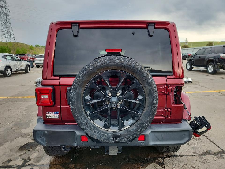 2021 Jeep Wrangler Unlimited მანქანა იყიდება აუქციონზე, vin: 1C4JJXP63MW704510, აუქციონის ნომერი: 56129996