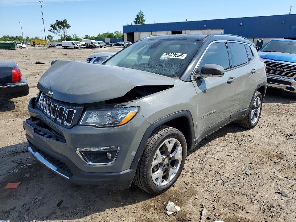 Продажа на аукционе авто 2020 Jeep Compass, vin: 3C4NJDCB4LT128207, номер лота: 55429006
