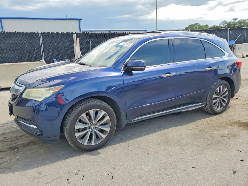 58531306 :رقم المزاد ، 5FRYD3H44FB006540 vin ، 2015 Acura Mdx مزاد بيع