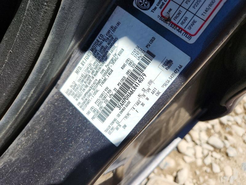 Продажа на аукционе авто 2012 Ford Fusion, vin: 3FAHP0HA6CR414079, номер лота: 57316096